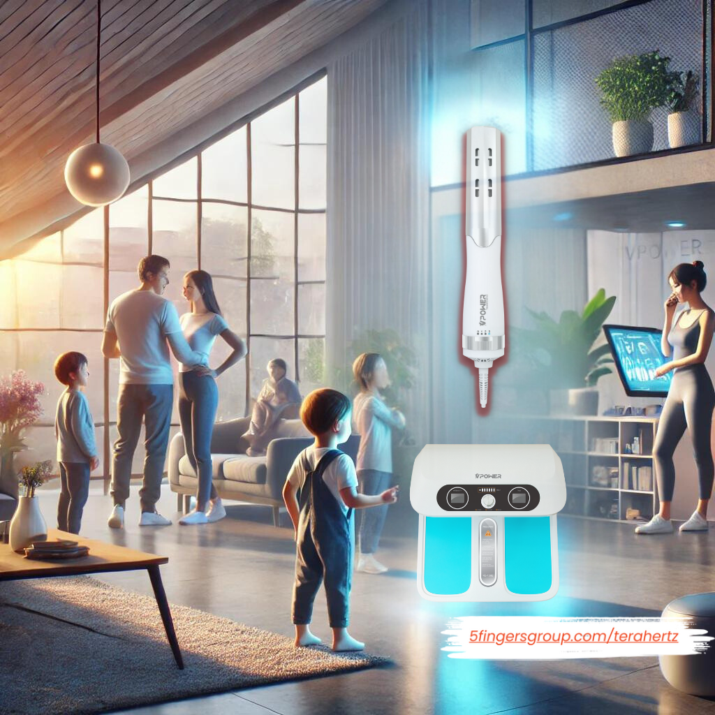 Viiva's Vpower, powered by Terahertz Technology, stands as a revolutionary product that allows families to take control of their health in the comfort of their homes. 