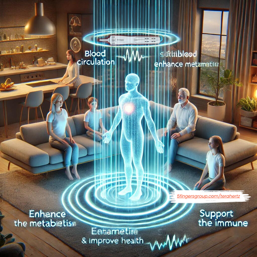 he Science Behind Vpower
Terahertz waves sit between infrared and microwave frequencies on the electromagnetic spectrum, and their unique properties make them highly beneficial for health applications.